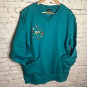 🤭New Cozy Blue Jacket🌼Size XL